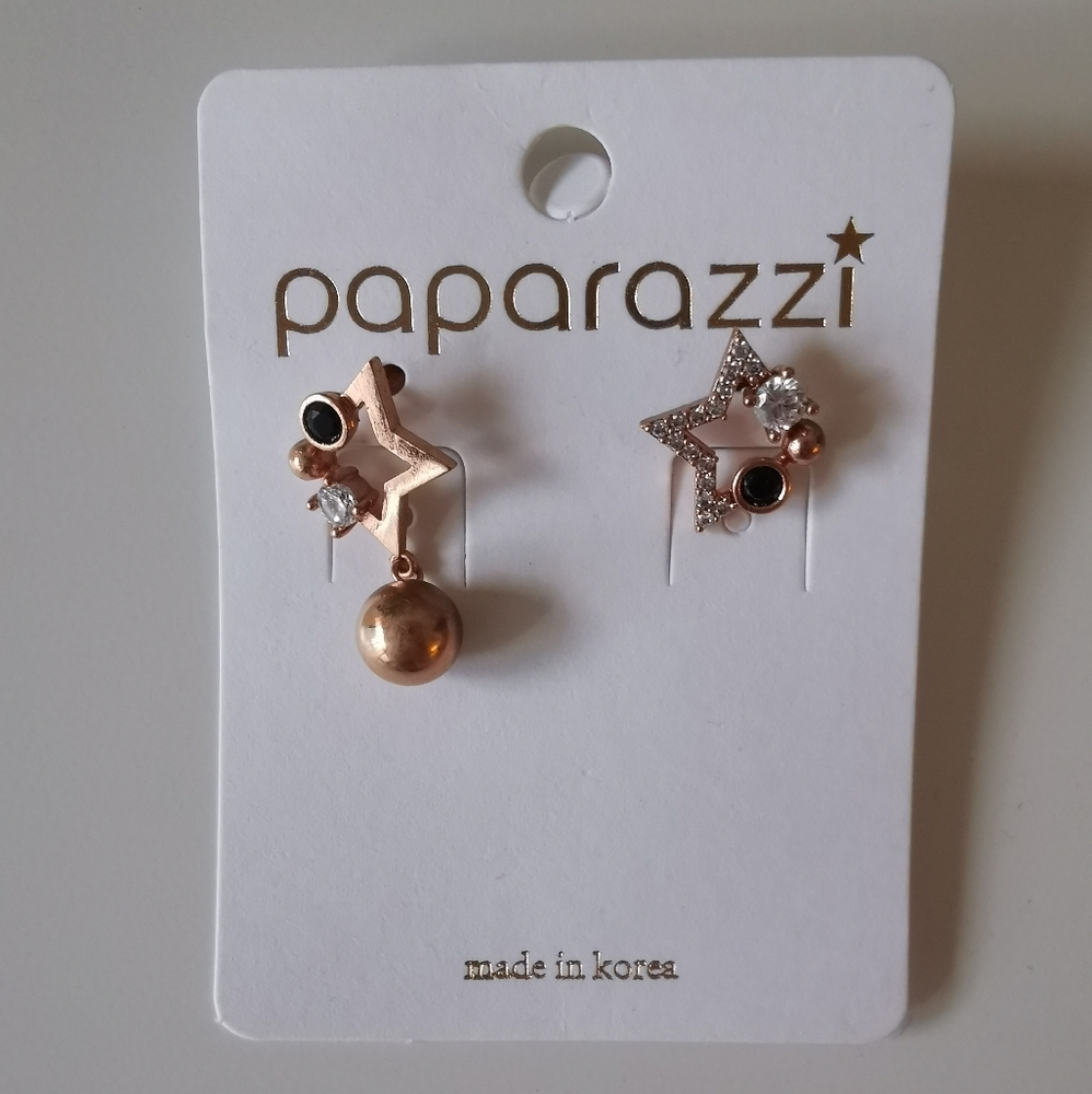 Asymmetrical Fashion Earrings (purchased from Korea)